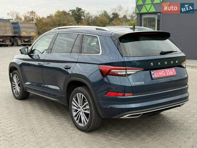 Синий Шкода Kodiaq, объемом двигателя 1.97 л и пробегом 199 тыс. км за 32900 $, фото 7 на Automoto.ua