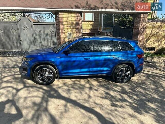 Синий Шкода Kodiaq, объемом двигателя 1.97 л и пробегом 47 тыс. км за 39000 $, фото 8 на Automoto.ua