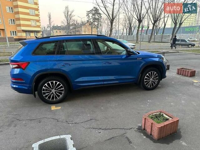 Синий Шкода Kodiaq, объемом двигателя 1.98 л и пробегом 71 тыс. км за 39500 $, фото 28 на Automoto.ua
