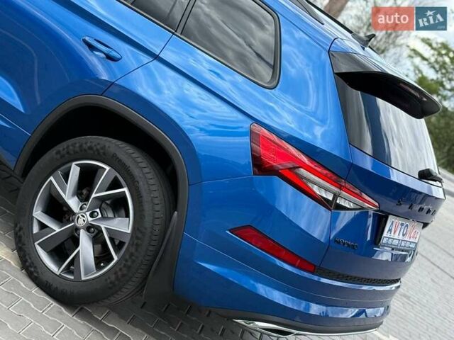 Синий Шкода Kodiaq, объемом двигателя 1.97 л и пробегом 47 тыс. км за 39500 $, фото 18 на Automoto.ua