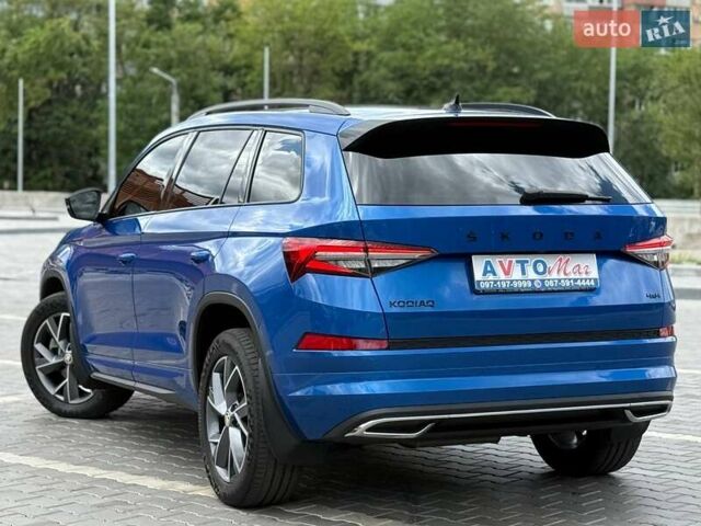 Синий Шкода Kodiaq, объемом двигателя 1.97 л и пробегом 47 тыс. км за 39500 $, фото 17 на Automoto.ua
