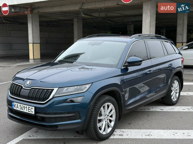 Синий Шкода Kodiaq, объемом двигателя 1.97 л и пробегом 263 тыс. км за 25300 $, фото 4 на Automoto.ua