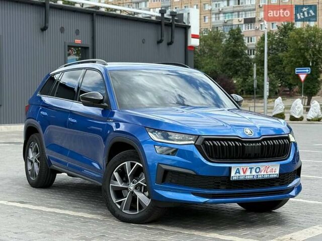 Синий Шкода Kodiaq, объемом двигателя 1.97 л и пробегом 47 тыс. км за 39500 $, фото 9 на Automoto.ua