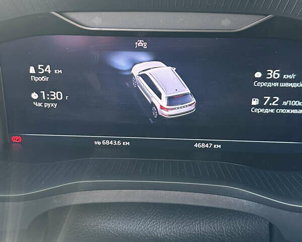 Синий Шкода Kodiaq, объемом двигателя 1.97 л и пробегом 47 тыс. км за 45000 $, фото 11 на Automoto.ua