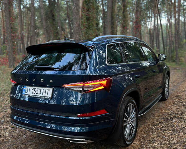 Синий Шкода Kodiaq, объемом двигателя 1.97 л и пробегом 47 тыс. км за 45000 $, фото 5 на Automoto.ua