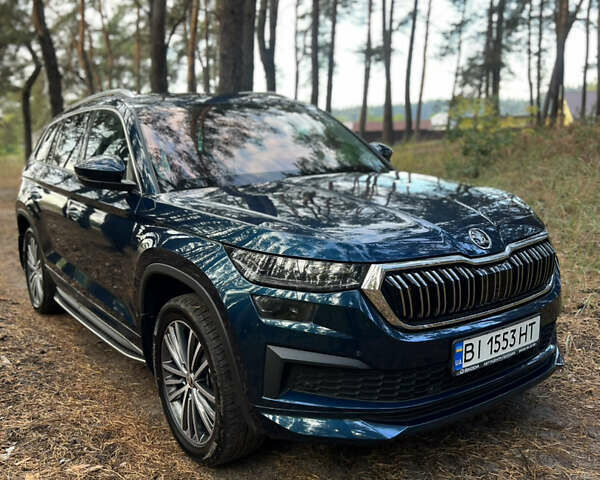 Синий Шкода Kodiaq, объемом двигателя 1.97 л и пробегом 47 тыс. км за 45000 $, фото 4 на Automoto.ua
