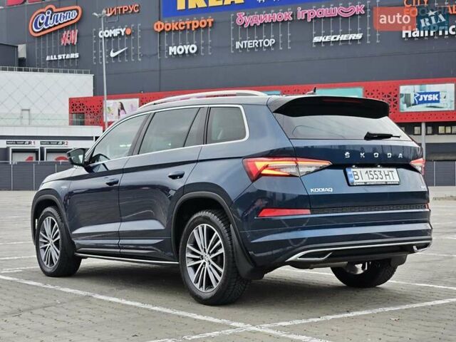 Синий Шкода Kodiaq, объемом двигателя 1.97 л и пробегом 48 тыс. км за 43800 $, фото 7 на Automoto.ua
