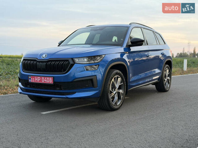 Синий Шкода Kodiaq, объемом двигателя 1.97 л и пробегом 202 тыс. км за 33900 $, фото 7 на Automoto.ua