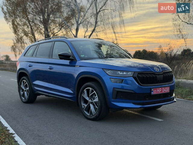 Синий Шкода Kodiaq, объемом двигателя 1.97 л и пробегом 202 тыс. км за 33900 $, фото 3 на Automoto.ua