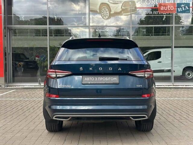 Синий Шкода Kodiaq, объемом двигателя 1.97 л и пробегом 73 тыс. км за 39347 $, фото 13 на Automoto.ua