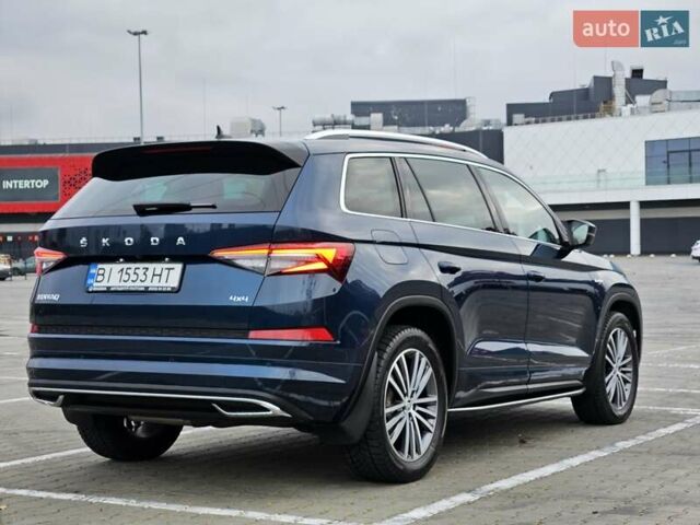 Синий Шкода Kodiaq, объемом двигателя 1.97 л и пробегом 48 тыс. км за 43800 $, фото 5 на Automoto.ua