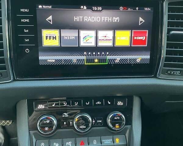 Синий Шкода Kodiaq, объемом двигателя 2 л и пробегом 174 тыс. км за 36900 $, фото 36 на Automoto.ua