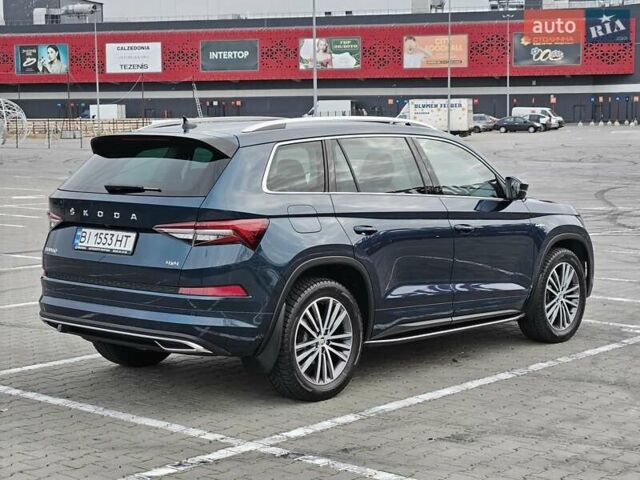 Синий Шкода Kodiaq, объемом двигателя 1.97 л и пробегом 48 тыс. км за 43800 $, фото 15 на Automoto.ua