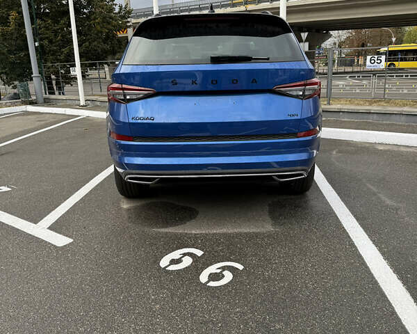 Шкода Kodiaq 2024 в Киеве на Automoto.ua Синий Шкода Kodiaq, объемом двигателя 1.97 л и пробегом 13 тыс. км за 49200 $, фото 15 на Automoto.ua