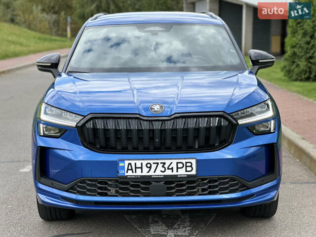 Синий Шкода Kodiaq, объемом двигателя 1.97 л и пробегом 13 тыс. км за 47400 $, фото 2 на Automoto.ua