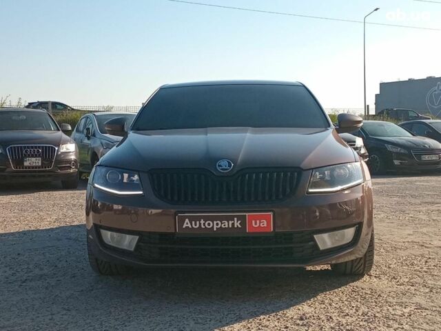 Коричневый Шкода Octavia A7, объемом двигателя 1.8 л и пробегом 385 тыс. км за 11390 $, фото 1 на Automoto.ua