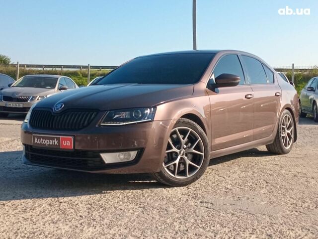 Коричневый Шкода Octavia A7, объемом двигателя 1.8 л и пробегом 385 тыс. км за 11390 $, фото 4 на Automoto.ua