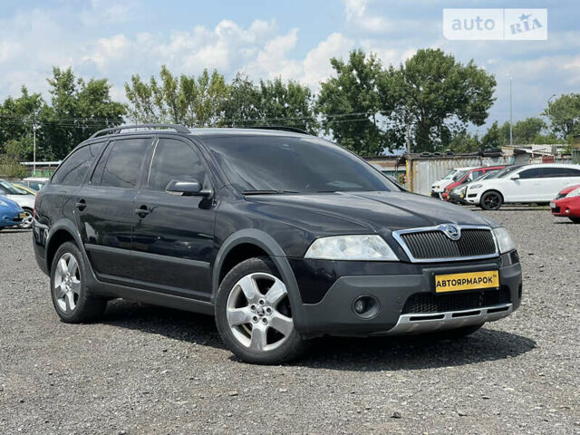 Чорний Шкода Octavia Scout, об'ємом двигуна 2 л та пробігом 317 тис. км за 7650 $, фото 1 на Automoto.ua