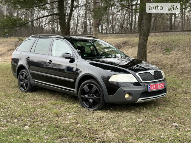 Чорний Шкода Octavia Scout, об'ємом двигуна 2 л та пробігом 230 тис. км за 7750 $, фото 43 на Automoto.ua