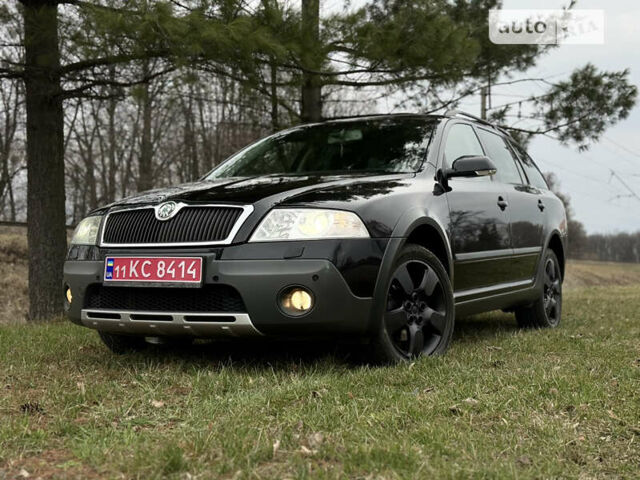 Чорний Шкода Octavia Scout, об'ємом двигуна 2 л та пробігом 230 тис. км за 7750 $, фото 25 на Automoto.ua