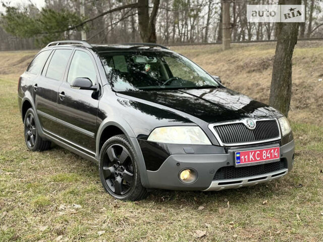 Чорний Шкода Octavia Scout, об'ємом двигуна 2 л та пробігом 230 тис. км за 7750 $, фото 31 на Automoto.ua