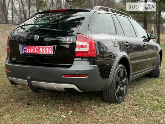 Чорний Шкода Octavia Scout, об'ємом двигуна 2 л та пробігом 230 тис. км за 7750 $, фото 55 на Automoto.ua