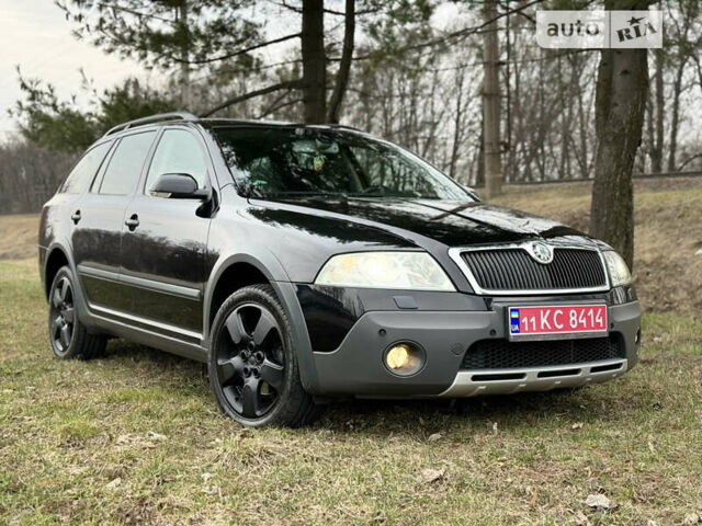 Чорний Шкода Octavia Scout, об'ємом двигуна 2 л та пробігом 230 тис. км за 7750 $, фото 37 на Automoto.ua