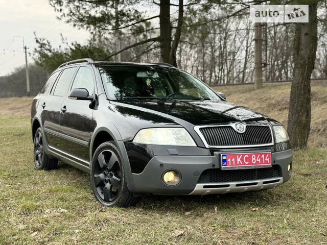 Чорний Шкода Octavia Scout, об'ємом двигуна 2 л та пробігом 230 тис. км за 7750 $, фото 27 на Automoto.ua