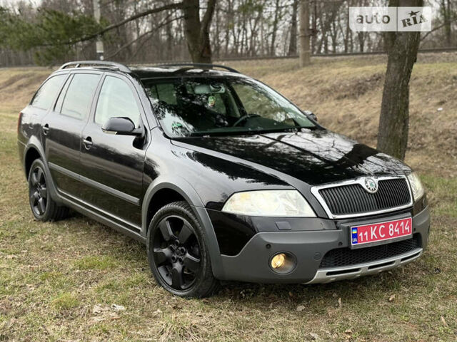 Чорний Шкода Octavia Scout, об'ємом двигуна 2 л та пробігом 230 тис. км за 7750 $, фото 48 на Automoto.ua