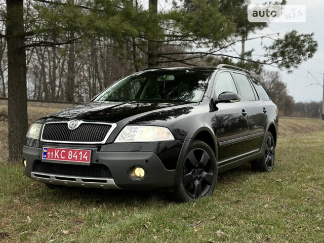 Чорний Шкода Octavia Scout, об'ємом двигуна 2 л та пробігом 230 тис. км за 7750 $, фото 23 на Automoto.ua