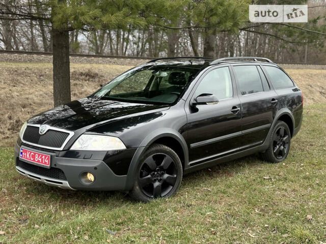 Чорний Шкода Octavia Scout, об'ємом двигуна 2 л та пробігом 230 тис. км за 7750 $, фото 9 на Automoto.ua