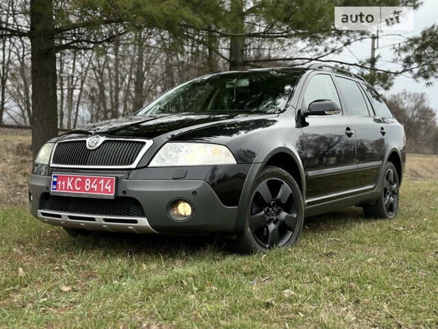 Чорний Шкода Octavia Scout, об'ємом двигуна 2 л та пробігом 230 тис. км за 7750 $, фото 15 на Automoto.ua