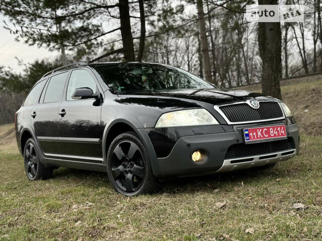 Чорний Шкода Octavia Scout, об'ємом двигуна 2 л та пробігом 230 тис. км за 7750 $, фото 1 на Automoto.ua