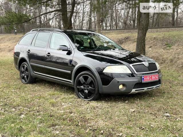 Чорний Шкода Octavia Scout, об'ємом двигуна 2 л та пробігом 230 тис. км за 7750 $, фото 14 на Automoto.ua