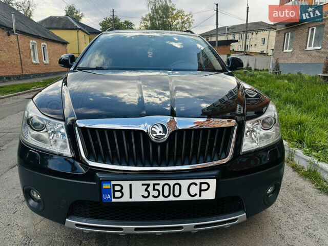 Черный Шкода Октавия Скаут, объемом двигателя 1.8 л и пробегом 223 тыс. км за 9400 $, фото 1 на Automoto.ua