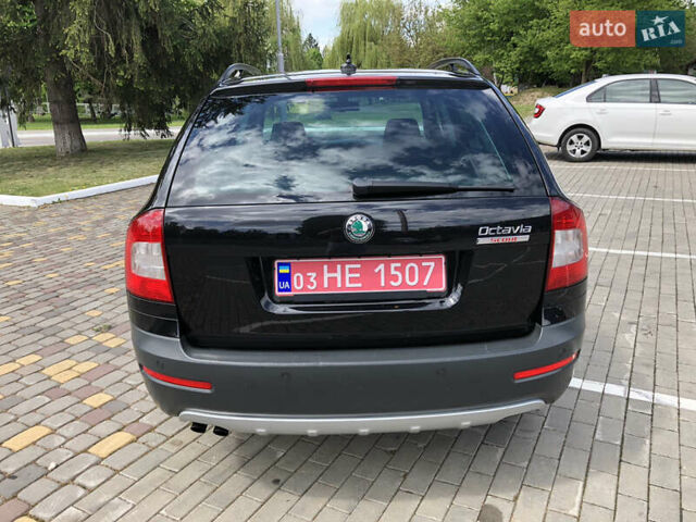 Черный Шкода Октавия Скаут, объемом двигателя 2 л и пробегом 285 тыс. км за 12200 $, фото 9 на Automoto.ua