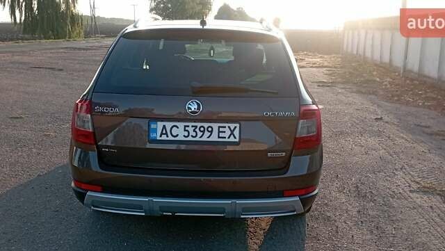 Коричневый Шкода Октавия Скаут, объемом двигателя 2 л и пробегом 257 тыс. км за 15900 $, фото 23 на Automoto.ua