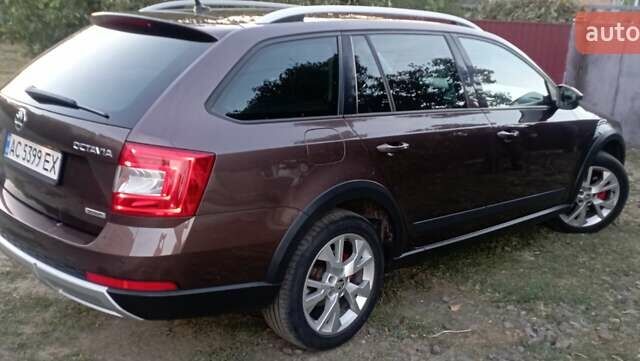 Коричневый Шкода Октавия Скаут, объемом двигателя 2 л и пробегом 257 тыс. км за 15900 $, фото 8 на Automoto.ua