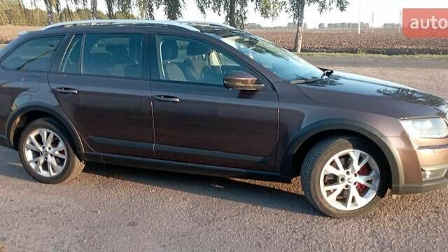 Коричневый Шкода Октавия Скаут, объемом двигателя 2 л и пробегом 257 тыс. км за 15900 $, фото 22 на Automoto.ua