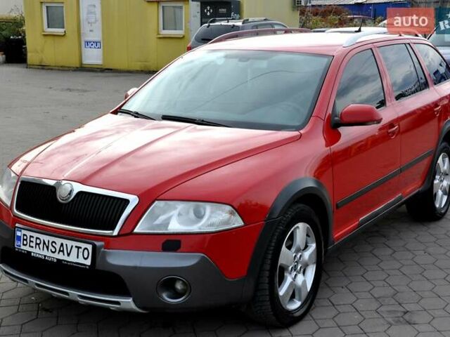 Червоний Шкода Octavia Scout, об'ємом двигуна 2 л та пробігом 269 тис. км за 6700 $, фото 1 на Automoto.ua