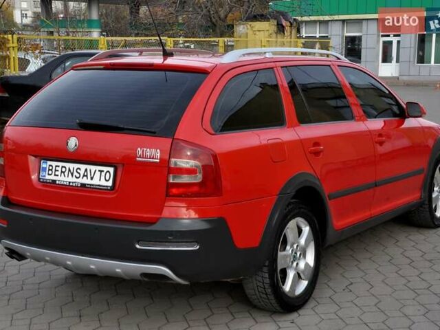 Червоний Шкода Octavia Scout, об'ємом двигуна 2 л та пробігом 269 тис. км за 6700 $, фото 8 на Automoto.ua
