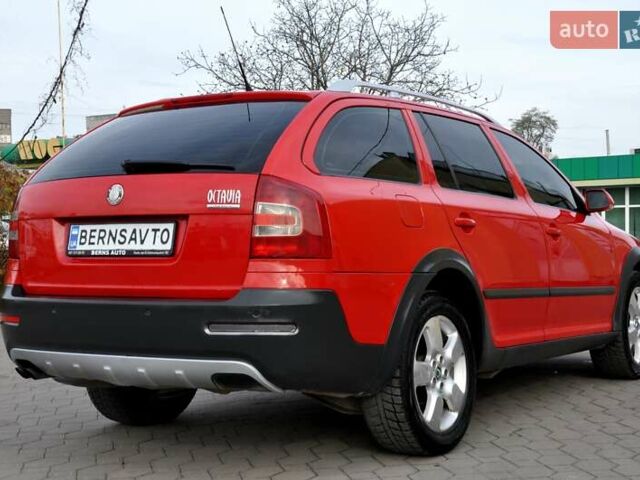 Червоний Шкода Octavia Scout, об'ємом двигуна 2 л та пробігом 269 тис. км за 6700 $, фото 9 на Automoto.ua