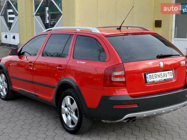Червоний Шкода Octavia Scout, об'ємом двигуна 2 л та пробігом 269 тис. км за 6700 $, фото 12 на Automoto.ua
