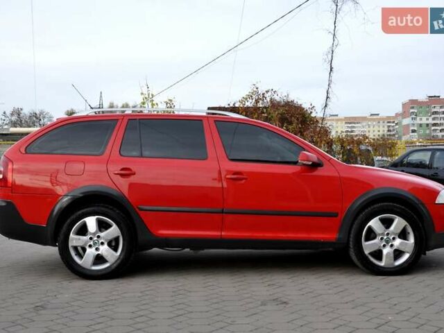 Червоний Шкода Octavia Scout, об'ємом двигуна 2 л та пробігом 269 тис. км за 6700 $, фото 7 на Automoto.ua