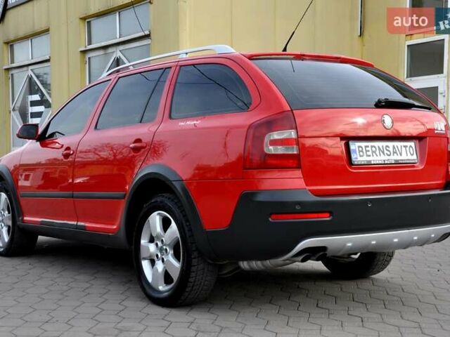 Червоний Шкода Octavia Scout, об'ємом двигуна 2 л та пробігом 269 тис. км за 6700 $, фото 13 на Automoto.ua
