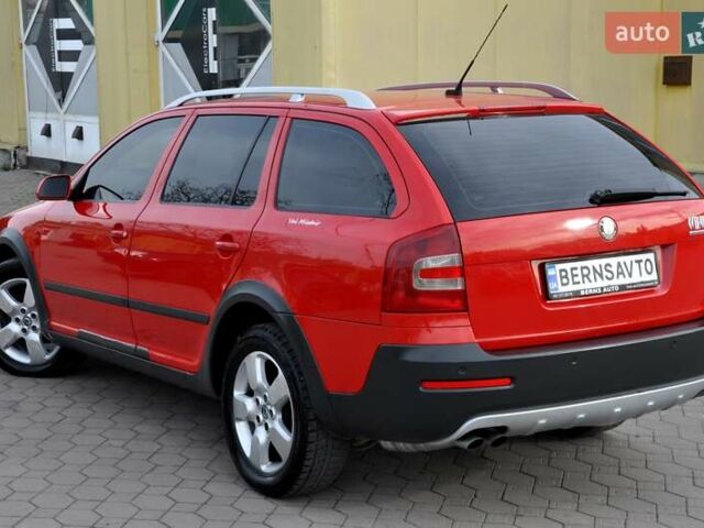 Червоний Шкода Octavia Scout, об'ємом двигуна 2 л та пробігом 269 тис. км за 6700 $, фото 38 на Automoto.ua