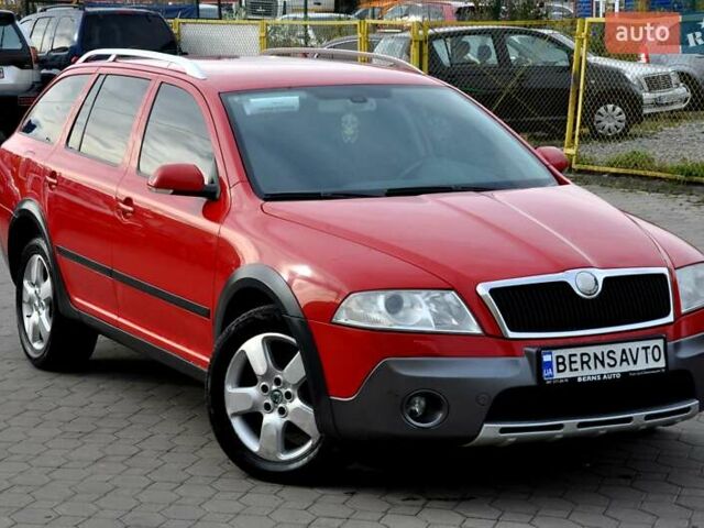 Червоний Шкода Octavia Scout, об'ємом двигуна 2 л та пробігом 269 тис. км за 6700 $, фото 39 на Automoto.ua