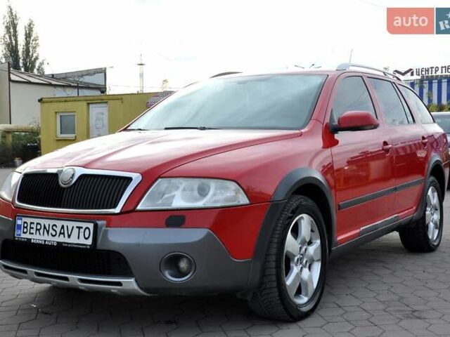 Червоний Шкода Octavia Scout, об'ємом двигуна 2 л та пробігом 269 тис. км за 6700 $, фото 2 на Automoto.ua