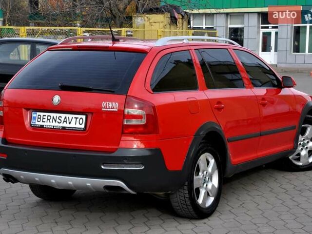 Червоний Шкода Octavia Scout, об'ємом двигуна 2 л та пробігом 269 тис. км за 6700 $, фото 36 на Automoto.ua