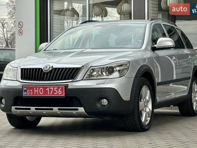 Серый Шкода Октавия Скаут, объемом двигателя 2 л и пробегом 175 тыс. км за 12999 $, фото 13 на Automoto.ua